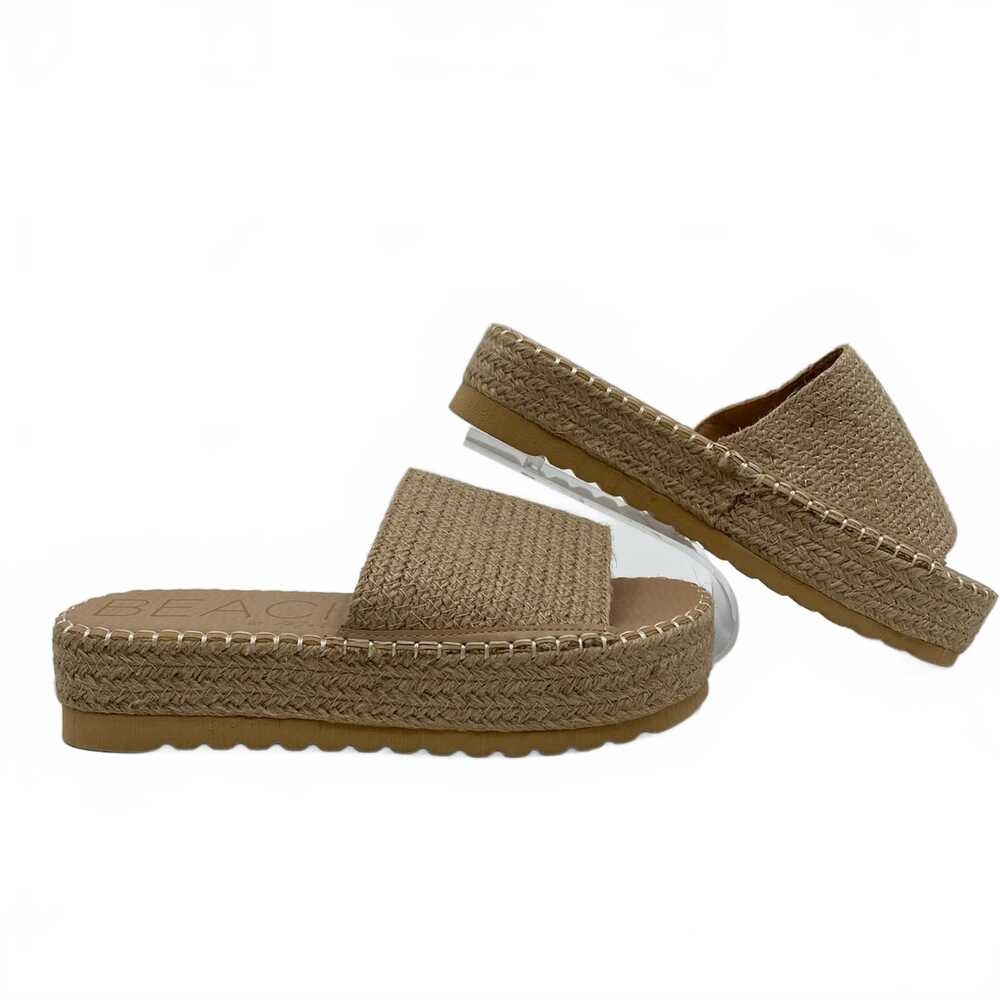 Beach by Matisse Beige Del Mar Jute Platform Slide Sandals | Womens 10